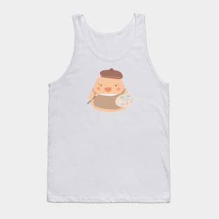 Art Student Mochi Duck Tank Top